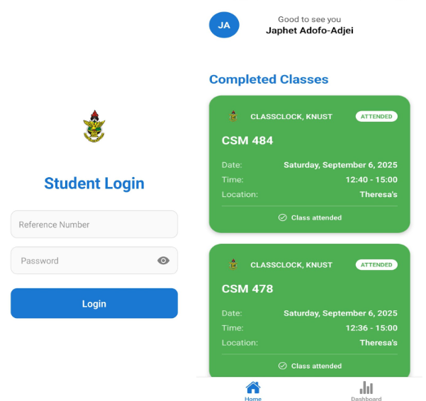 ClassClock attendance app screenshot 4